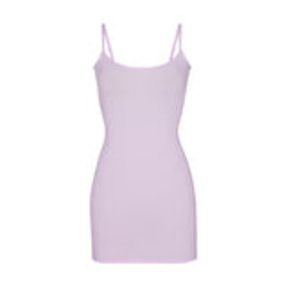 NWT SKIMS FITS EVERYBODY SLIP DRESS | Size L | Sugar Plum (purple)